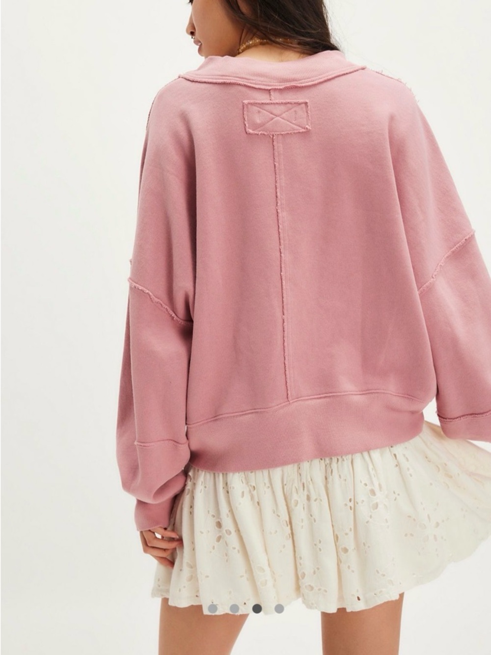Free People Hi Lo Pullover Sz S - Picture 3 of 5